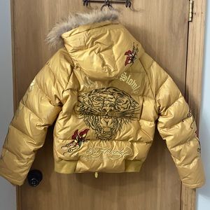 ED Hardy puffer jacket